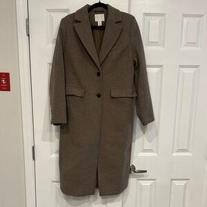 H&M Elegant Tan Winter Coat